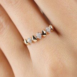 Pierścionek z diamentami (R99030 Y): 13 - zdjęcie: 4