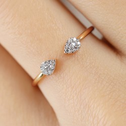 Pierścionek z diamentami (R99027 Y) : 10 - zdjęcie: 6