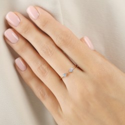 Pierścionek z diamentami (R99027 Y) : 10 - zdjęcie: 3