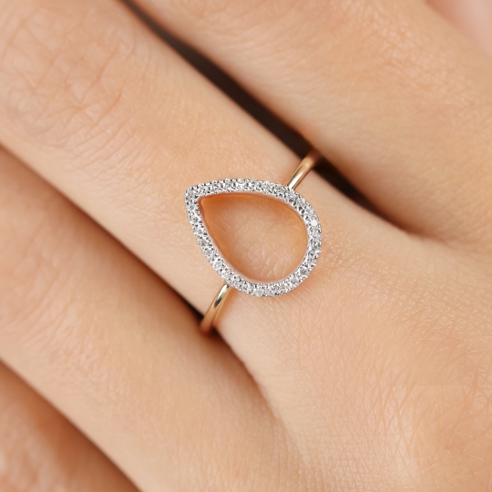 Pierścionek z diamentami (R99156 Y) : 10