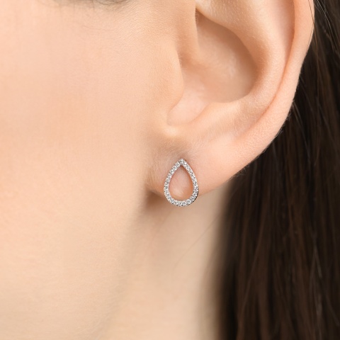 Kolczyki z diamentami (E99156 Y S)