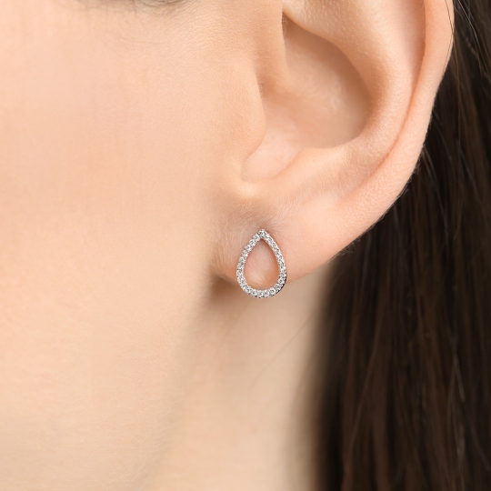 Kolczyki z diamentami (E99156 Y S)