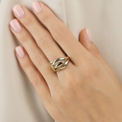 Pierścionek złoty (R10202 Y)