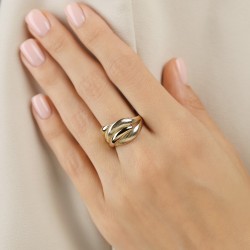 Pierścionek złoty (R10202 Y): 15 - zdjęcie: 3