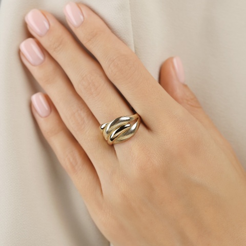 Pierścionek złoty (R10202 Y)