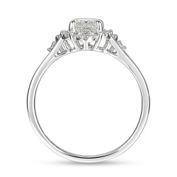 Pierścionek z diamentami laboratoryjnymi (R98879 W LGD 1,03ct): 10 - zdjęcie: 4