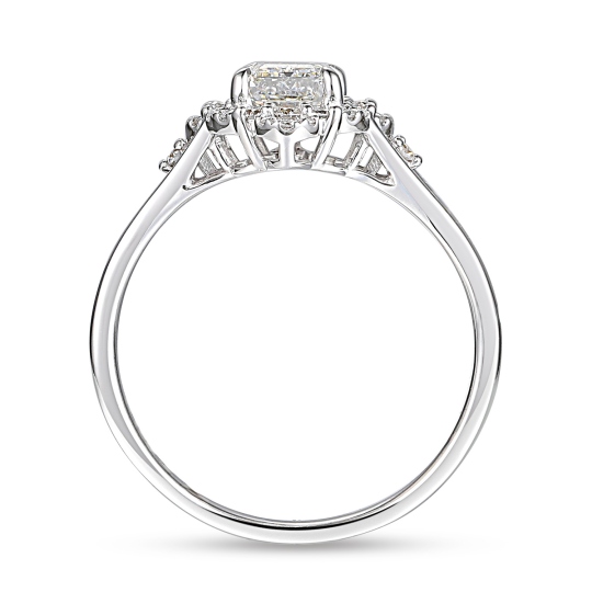 Pierścionek z diamentami laboratoryjnymi (R98879 W LGD 1,03ct): 10