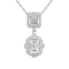 Zawieszka z diamentami laboratoryjnymi (P98879 W LGD 1,04ct)