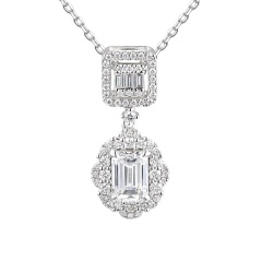 Zawieszka z diamentami laboratoryjnymi (P98879 W LGD 1,04ct)