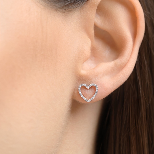 Kolczyki z diamentami (E99155 Y S)