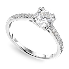 Pierścionek z diamentem laboratoryjnym (R100323 W LGD 1,03ct)