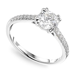 Pierścionek z diamentem laboratoryjnym (R100323 W LGD 1,03ct) : 14 - zdjęcie: 2