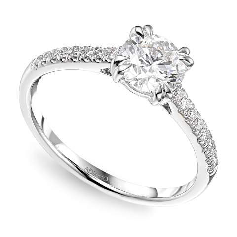 Pierścionek z diamentem laboratoryjnym (R100323 W LGD 1,03ct)