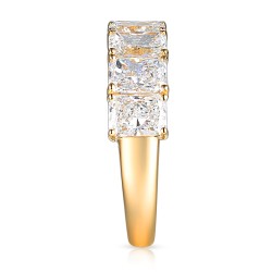 Pierścionek obrączkowy z diamentami laboratoryjnymi (R100542 Y LGD 3,65ct): 10 - zdjęcie: 5