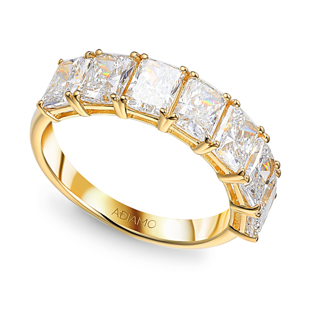 Pierścionek obrączkowy z diamentami laboratoryjnymi (R100542 Y LGD 3,65ct): 10