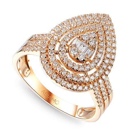 Pierścionek z diamentami (R100470 R)