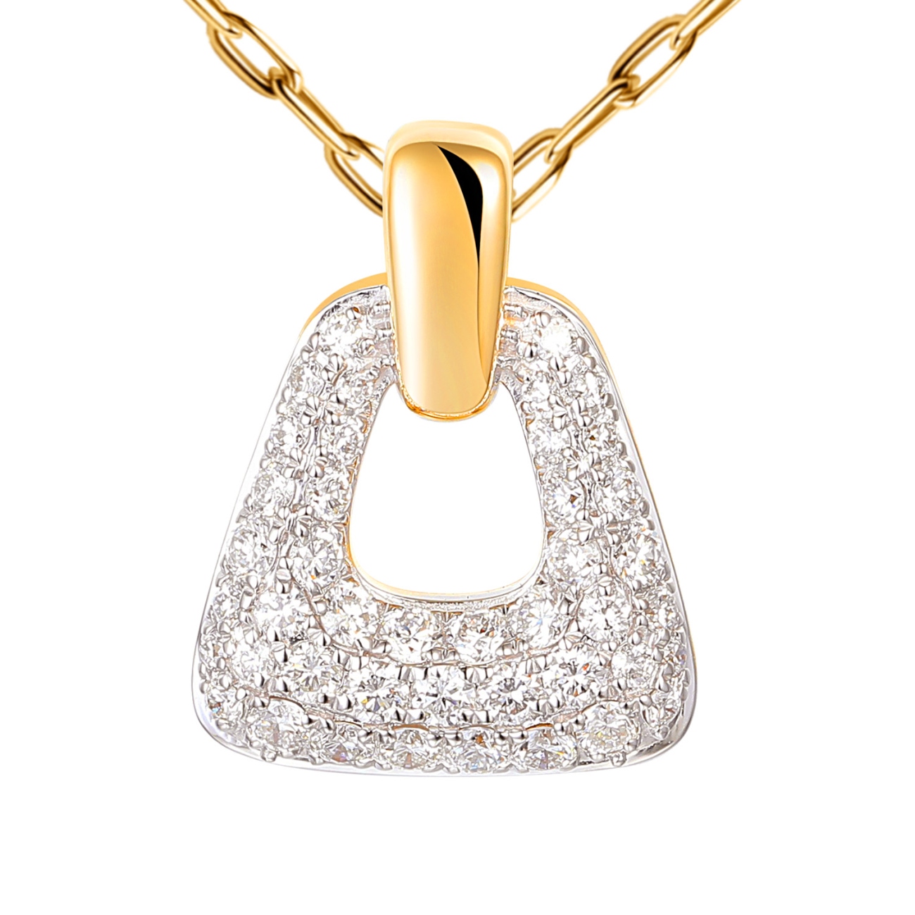 Zawieszka z diamentami laboratoryjnymi (P100409 Y LGD)