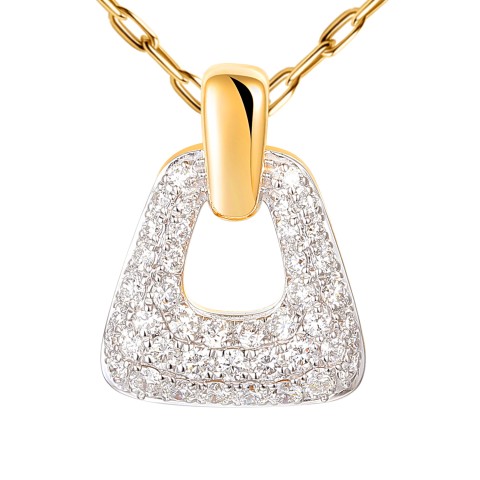 Zawieszka z diamentami laboratoryjnymi (P100409 Y LGD)