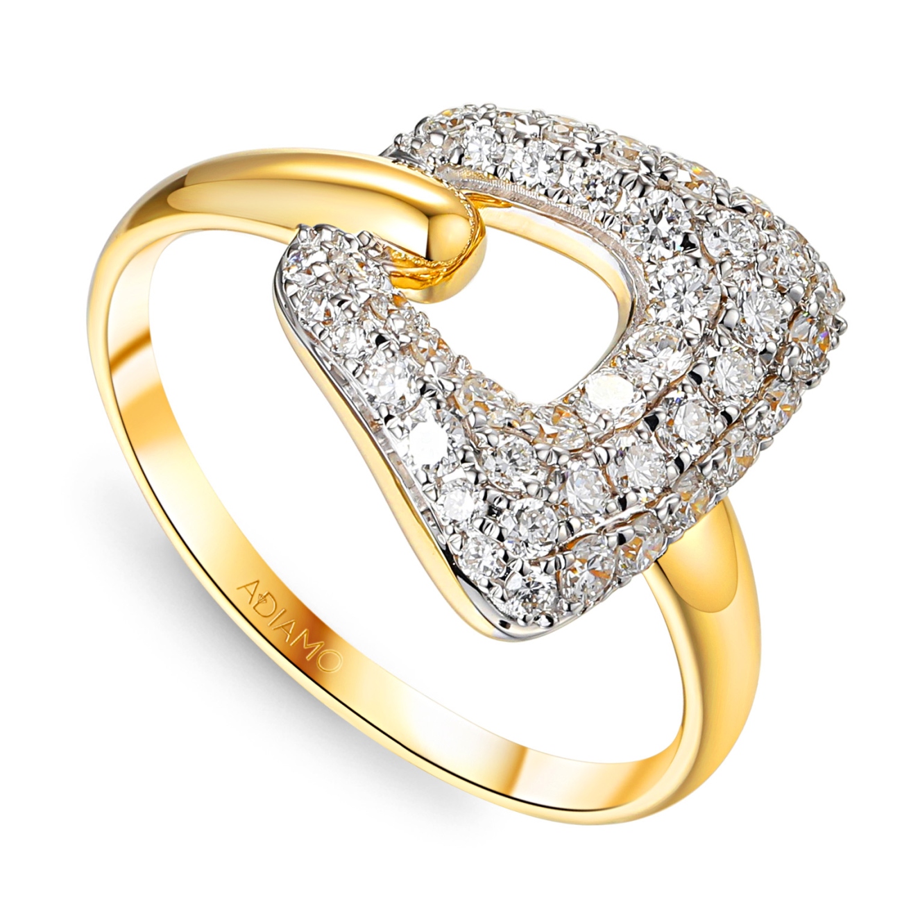 Pierścionek z diamentami laboratoryjnymi (R100409 Y LGD): 15