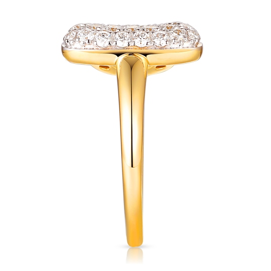 Pierścionek z diamentami laboratoryjnymi (R100409 Y LGD): 15