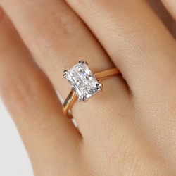 Pierścionek z diamentem laboratoryjnym (R100580 YW LGD 2,00ct): 10 - zdjęcie: 6