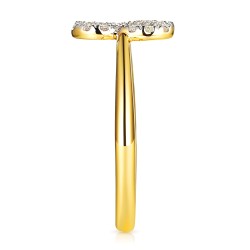 Pierścionek motyl z diamentami (R97754 Y): 14 - zdjęcie: 5