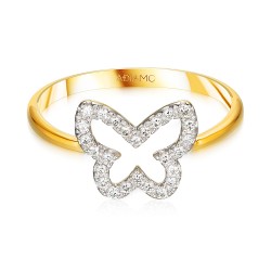 Pierścionek motyl z diamentami (R97754 Y): 14 - zdjęcie: 4