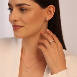 Pierścionek motyl z diamentami (R97754 Y): 14 - zdjęcie: 7