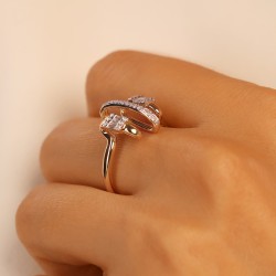 Pierścionek z diamentami (R100273 Y): 13 - zdjęcie: 6