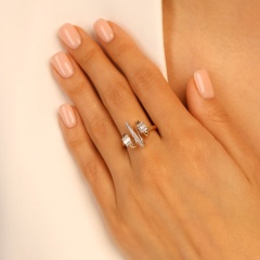 Pierścionek z diamentami (R100273 Y)