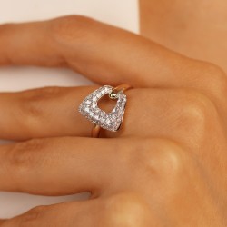 Pierścionek z diamentami laboratoryjnymi (R100409 Y LGD): 15 - zdjęcie: 6