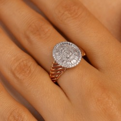 Pierścionek z diamentami (R101939 YW): 17 - zdjęcie: 6