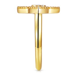 Pierścionek z malachitem i diamentami (R98144 Y MA): 16 - zdjęcie: 4