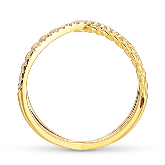 Pierścionek z diamentami (R94457 Y): 15