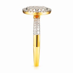 Pierścionek z diamentami (R100132 Y): 13 - zdjęcie: 4