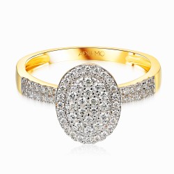 Pierścionek z diamentami (R100132 Y): 13 - zdjęcie: 5