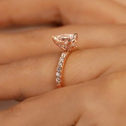 Pierścionek z diamentem laboratoryjnym (R100452 Y LGD 1,03ct): 13 - zdjęcie: 7