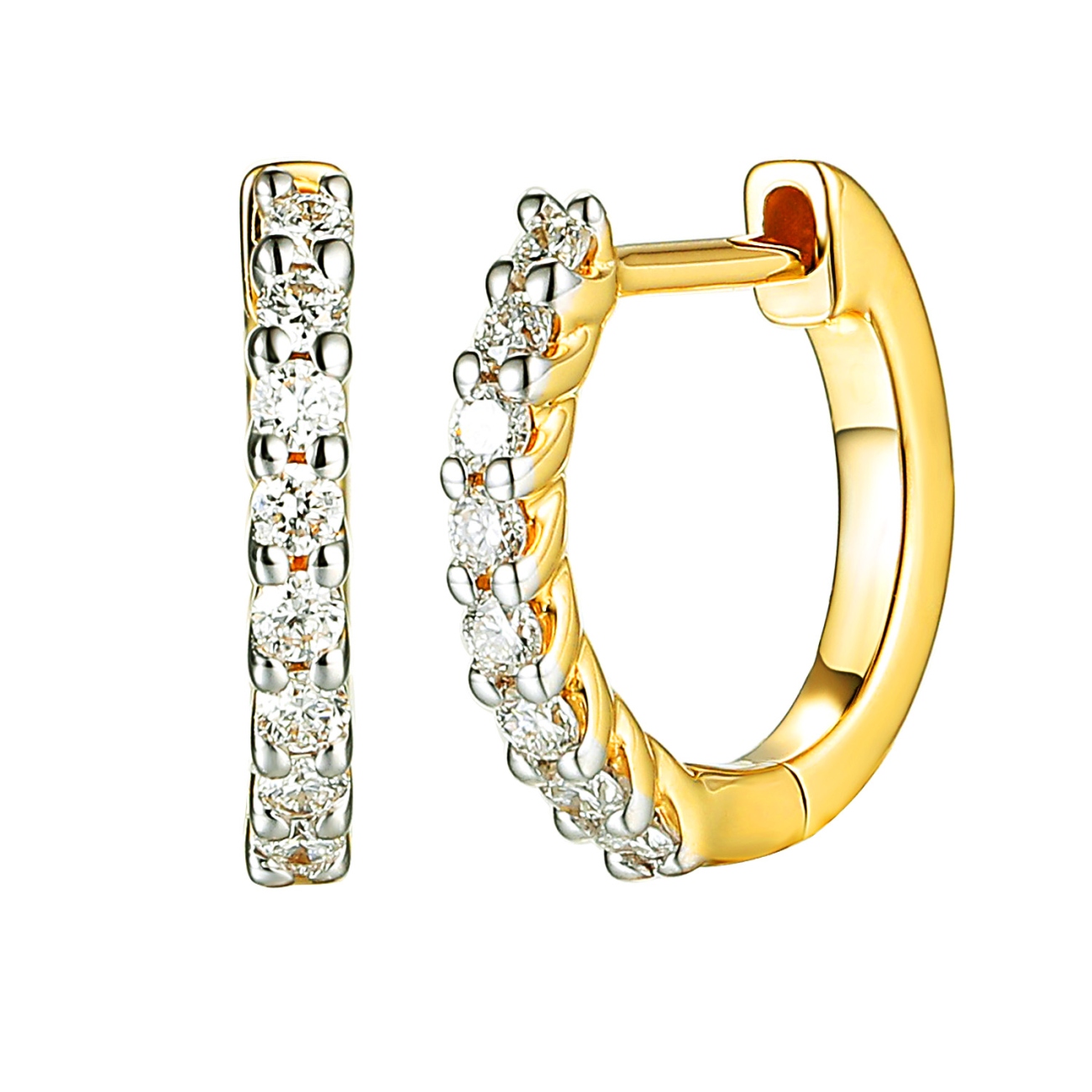 Kolczyki z diamentami (E87335 Y A)