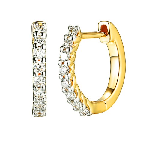 Kolczyki z diamentami (E87335 Y A)