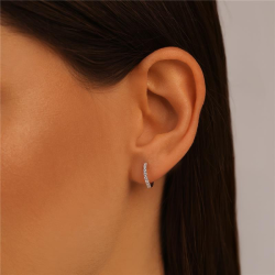 Kolczyki z diamentami (E87335 Y A) - zdjęcie: 3