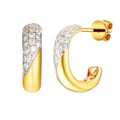 Kolczyki z diamentami (E100351 Y S)