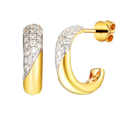 Kolczyki z diamentami (E100351 Y S)