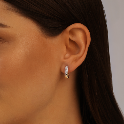 Kolczyki z diamentami (E100351 Y S)