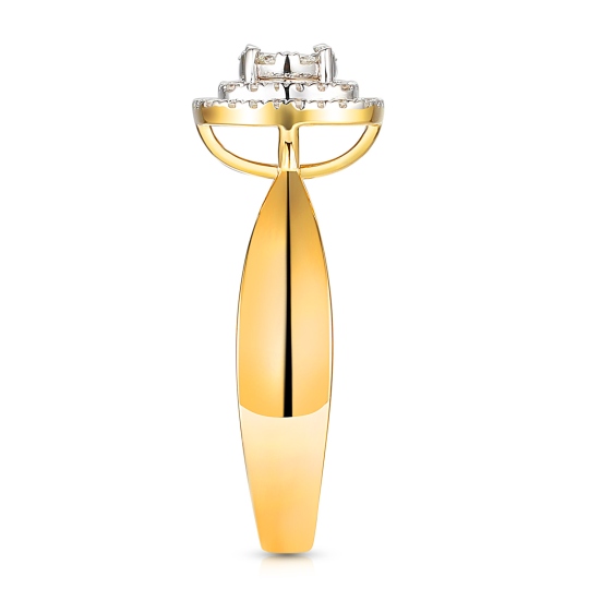 Pierścionek z diamentami (R100080 YW): 14