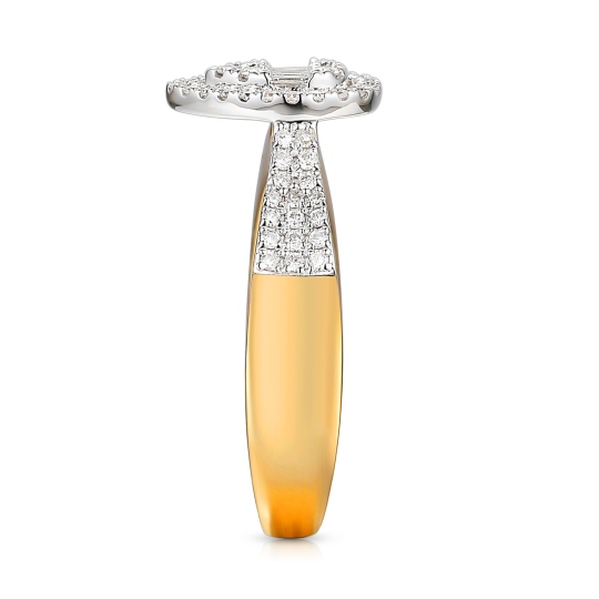 Pierścionek z diamentami (R100475 YW): 14