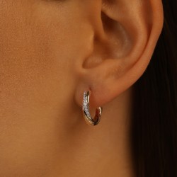 Kolczyki z diamentami (E100504 Y A) - zdjęcie: 4