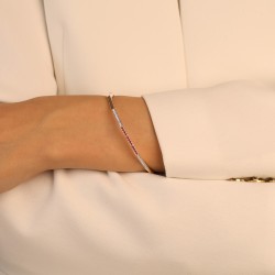 Bransoletka z rubinami i diamentami (B10264 Y RU) - zdjęcie: 3