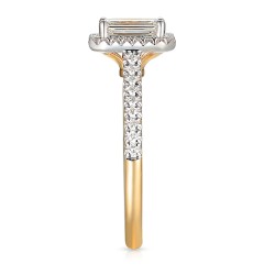 Pierścionek z diamentami laboratoryjnymi (R95584 YW LGD 1,06ct): 10 - zdjęcie: 5