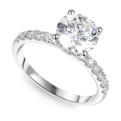 Pierścionek z diamentem laboratoryjnym (R100453 W LGD 2,04ct)