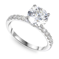 Pierścionek z diamentem laboratoryjnym (R100453 W LGD 2,04ct): 13 - zdjęcie: 2